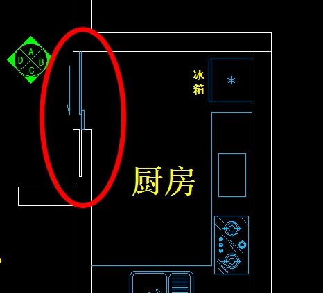cad嵌入式推拉门怎么画?求图