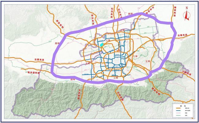 "十四五"期间涉及西安段的建设规划,有西安大环线乾县至周至高速(西安