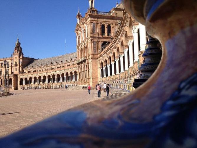 塞维利亚西班牙广场spain square