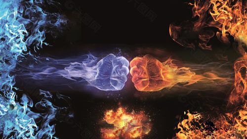 冰火拳击pk对决背景图背景素材免费下载(图片编号:5329073)-六图网