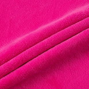 现货直供单面法兰绒法莱绒面料 纬编染色玩具睡衣家居服布料批发