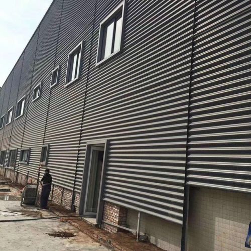 金属外墙铝镁锰板07mm厚836型铝合金波浪墙面板
