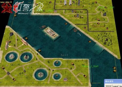 红警3地图:双线作战