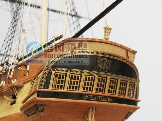 正品 古典木质帆船模型拼装套材 信风模型 英国战舰惊奇号 diy