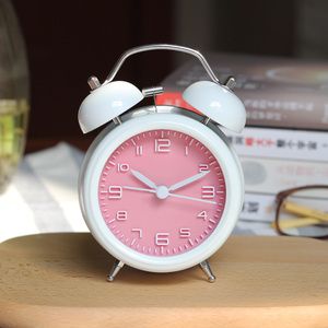 小闹钟客厅闹钟可爱软妹迷你粉色时尚表盘大声音定时小爱个性卡通
