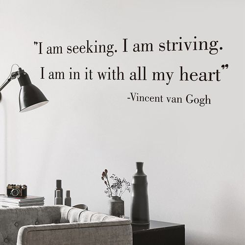 梵汐外贸喷绘英文标语励志箴言心灵鸡汤文墙贴书房卧室贴画fx-a37