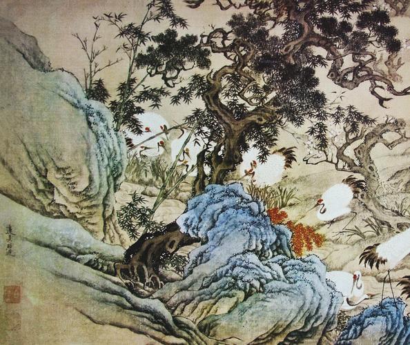 首页 设计资讯 书画鉴赏 > 明代画家边景昭《百鹤图卷》高清大图赏析