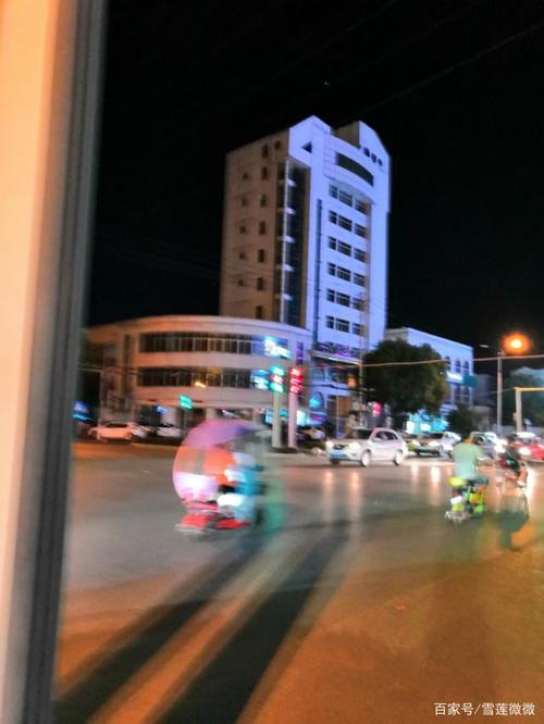 武汉市新洲区邾城街最美的夜景, 远在它乡的朋友, 其实你的故乡也很美