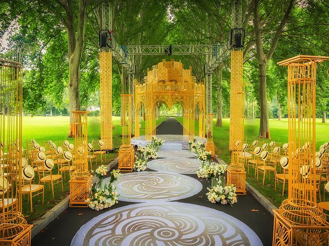 草坪婚礼_浪漫尊享1_河南省黄河迎宾馆