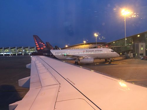brussels airlines sukhoi superjet flight, operated by cityjet