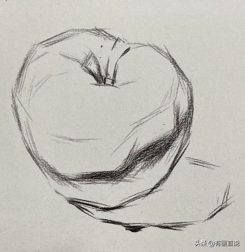 素描苹果怎么画分享素描苹果画法步骤图在家学画画