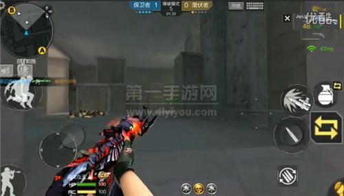 cf手游轻松虐敌无压力ak47黑武士对局视频