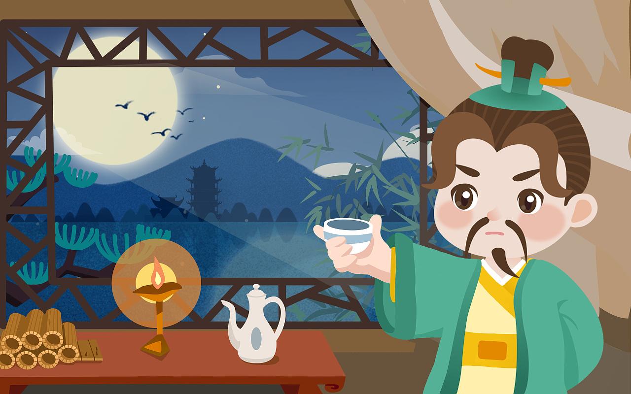 卡通古诗图|插画|儿童插画|凌影随行 - 原创作品