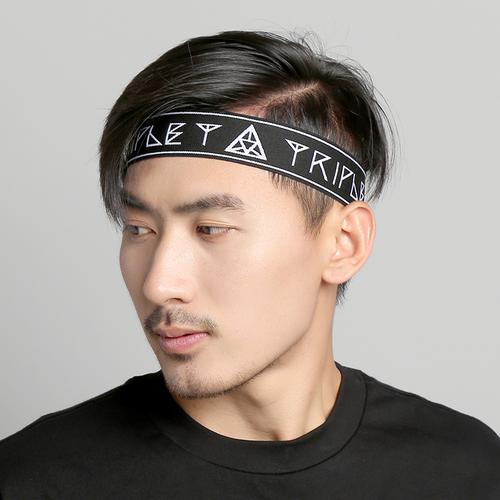 发带男潮_发带男 韩国头饰健身宽边个性潮流束头箍发带吸汗发箍运动头