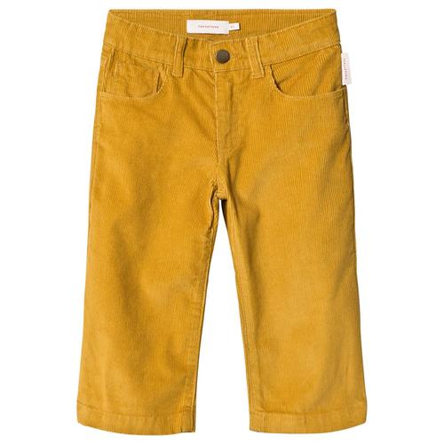 tinycottons solid corduroy pants mustard mustard