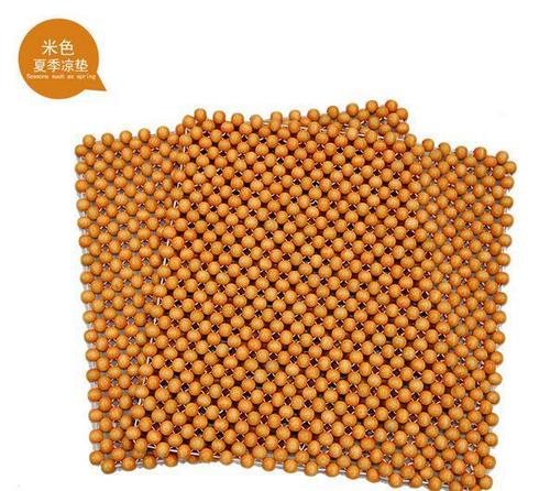 夏季 必备 木珠汽车坐垫 小方垫 珠子按摩垫 手工珠子