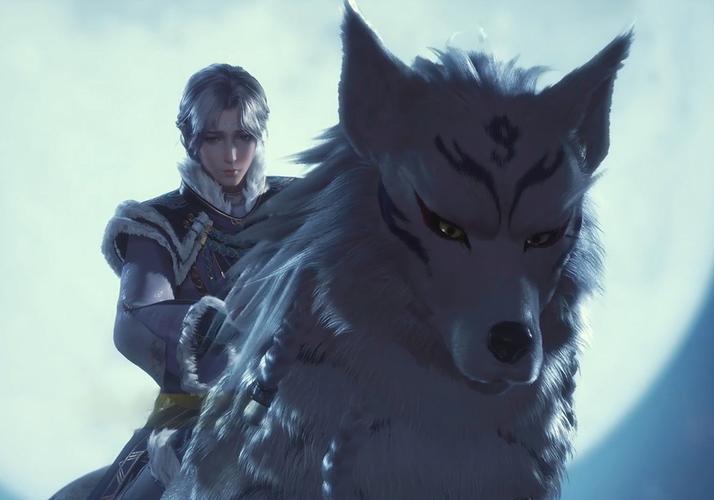 《天宝伏妖录》本周恢复更新,路人小姐姐真美,狼鹿并肩作战!