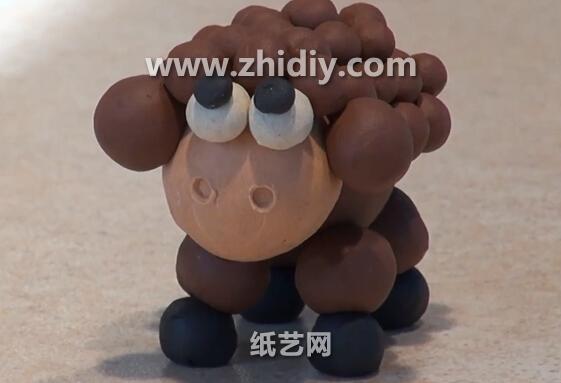 橡皮泥羊年手工制作羊diy教程