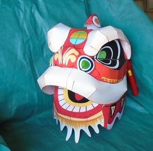 灯笼diy材料舞狮头醒狮子元宵花灯中秋手工传统自制古风手提大号