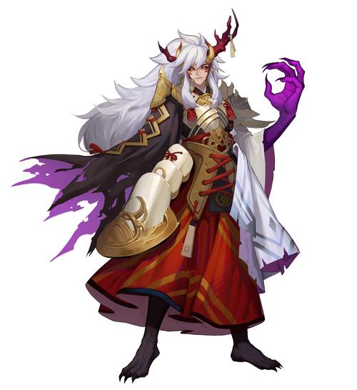 阴阳师茨木童子式神立绘传记一览