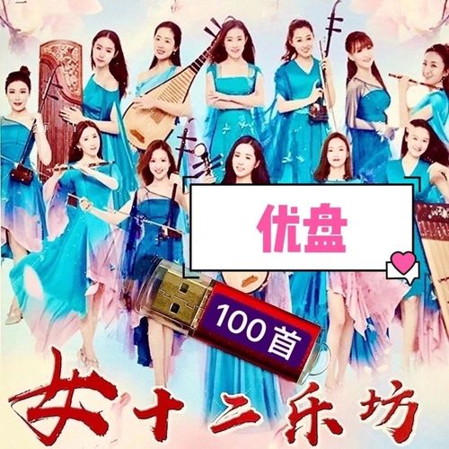 女子十二乐坊u盘/内存卡 轻音乐民族乐古典乐器二胡古筝音频优盘