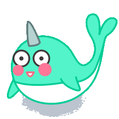 很皮的,小鲸鱼儿微信表情