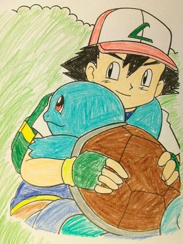 儿童画神奇宝贝画的手抄报 儿童手抄报