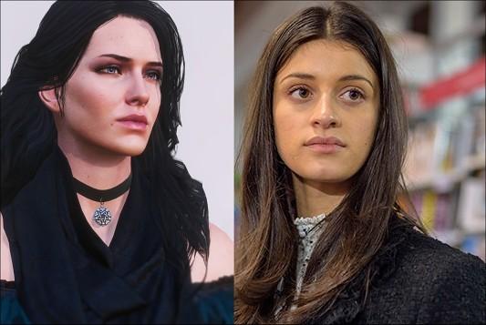 于是就又有人问叶奈法的扮演者anya chalotra,《巫师》电视剧中对其他