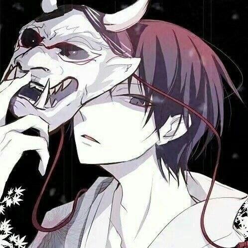 动漫戴面具的头像男生头像