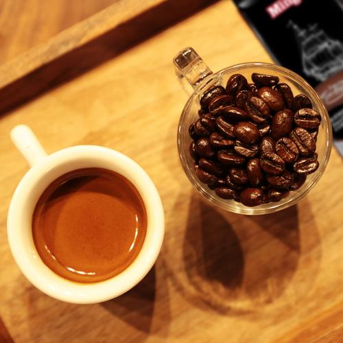 铭氏咖啡意式醇香拼配浓缩咖啡豆新鲜烘焙可现磨纯黑咖整箱12包