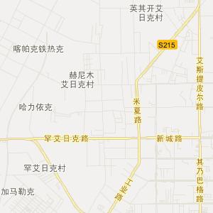 喀什地区莎车县地图