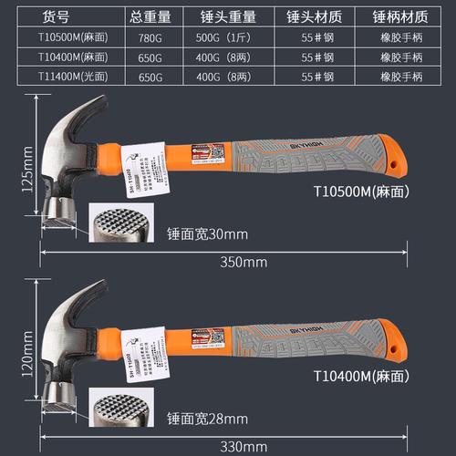 澳新工具新款特钢羊角迷你木工圆头羊角锤