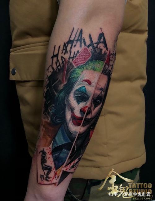 今日工 joker 小丑@joker @小丑 #joker#雕漆#金鬼刺青