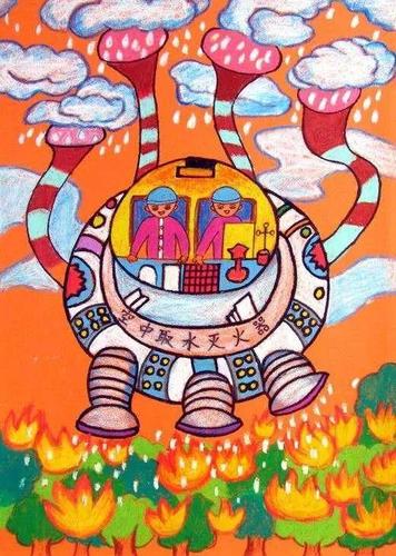 自在可以不借助任何工具的,而科幻画则要利用适当的工具设施来飞行:如