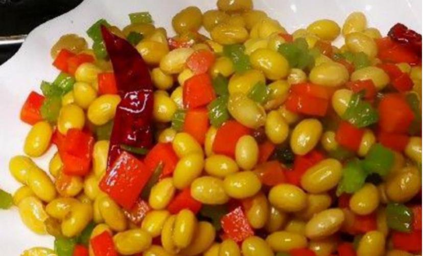 黄豆烧胡萝卜