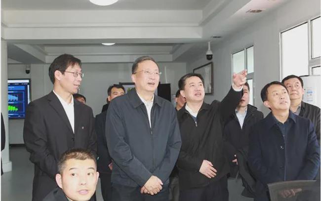 省政府副秘书长车建华到西山煤电马兰矿调研智能化煤矿建设情况