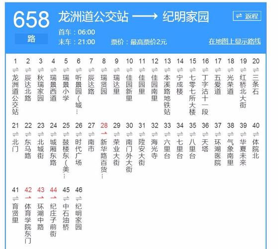 天津658路公交车去双青新家园吗