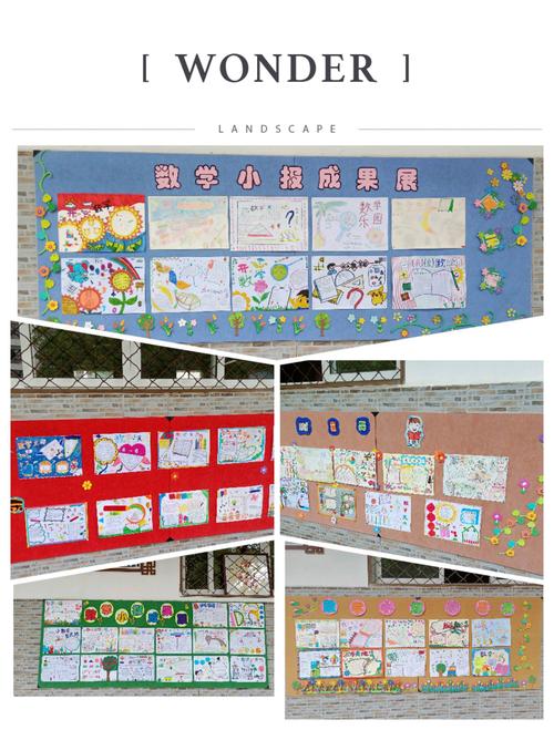 一年级数学小报展板