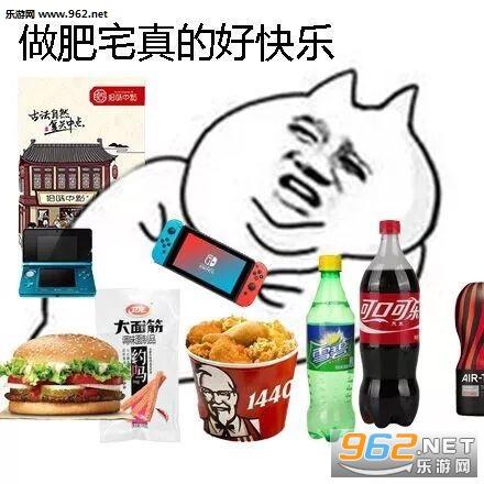 做肥宅真的好快乐表情包图片