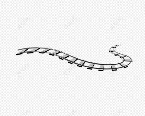 矢量火车铁路铁轨