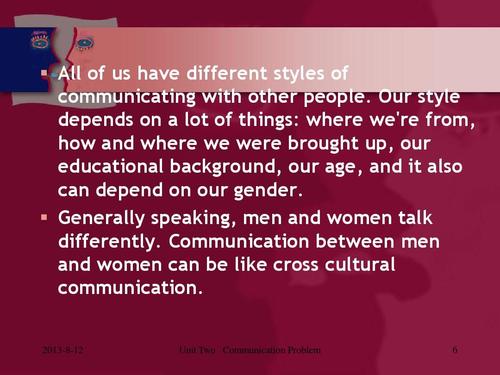 unit two communication problemppt