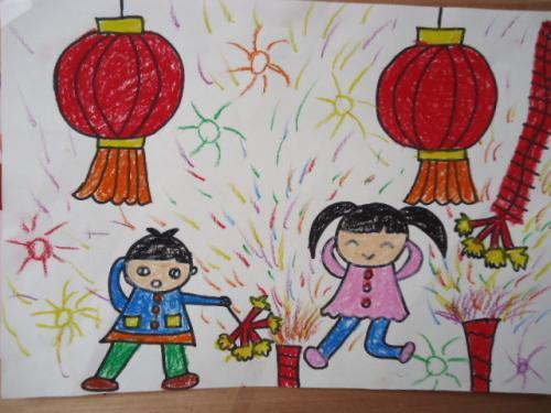 2017年鸡年春节绘画作品大全