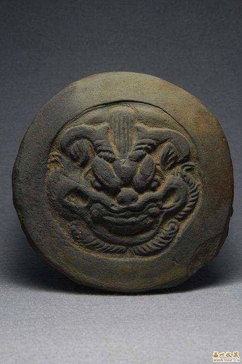 宋代兽面纹瓦当