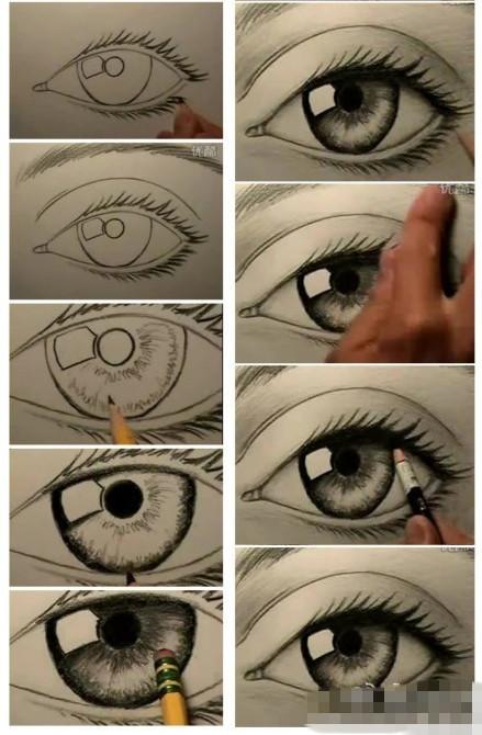 diy-用铅笔画眼睛