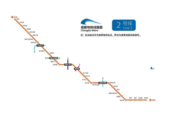 成都地铁2号线站点有哪些?