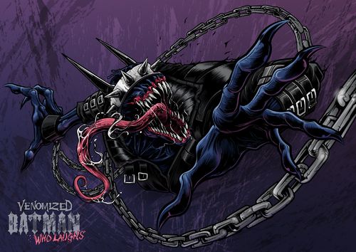 ken hensly 为各大电影创作的手绘海报.ps:图4是狂笑之蝠吗?