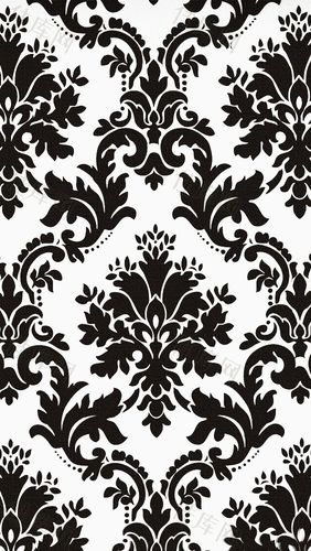 中世纪 黑白 图样      