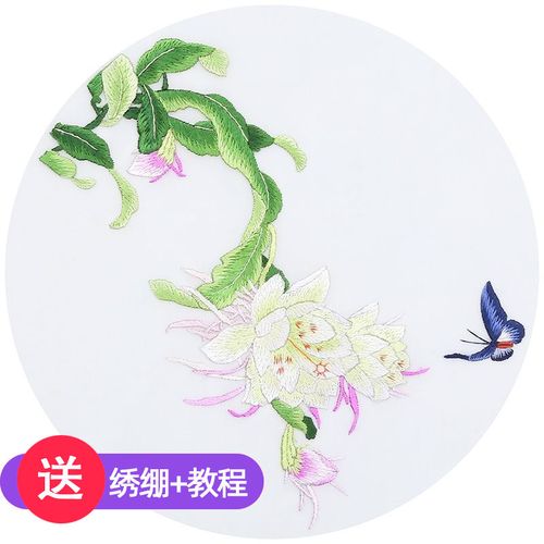 苏绣刺绣手工diy套件自绣材料包初学古风自绣入门针迹