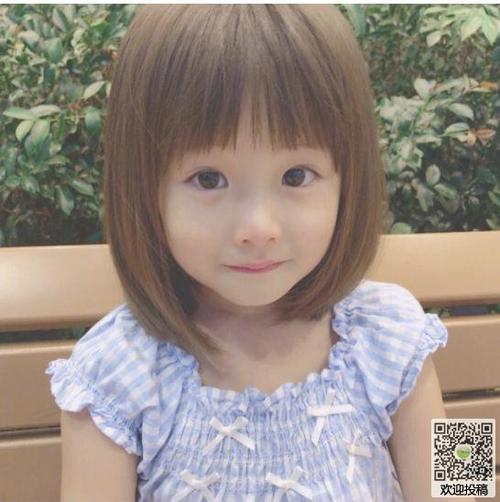 女宝宝好看短发发型图片-可爱到没谁-5068儿童网
