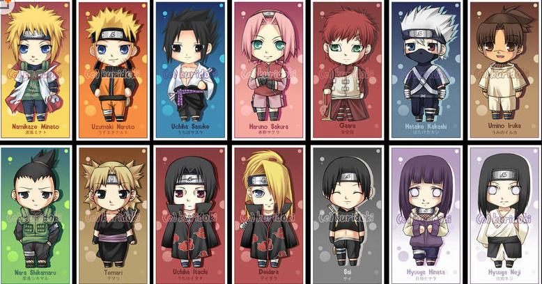 求火影忍者q版全家福